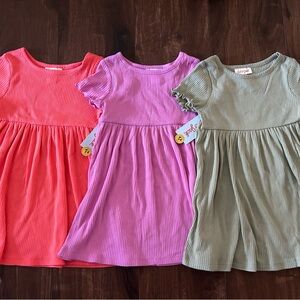 Cat & Jack - Set of 3 - 2T Dresses